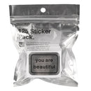 You Are Beautiful Stickers