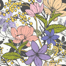 Large Flowers Wallpaper