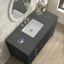 James Martin Myrrin 48" Single Bathroom Vanity, Carbon Oak