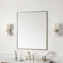 James Martin Rohe 36" Mirror, Champagne Brass