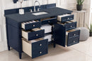 James Martin Brittany 60" Single Bathroom Vanity, Victory Blue