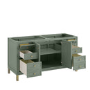 James Martin Chicago 60" Double Bathroom Vanity, Smokey Celadon