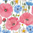 Voguish Pink Poppies Wallpaper Fashionable