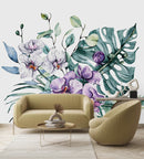 Fashionable Purple Orchid Wallpaper