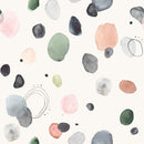 Fashionable Watercolor Dots Wallpaper Tasteful