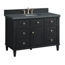 James Martin Lorelai 48" Single Bathroom Vanity, Black Onyx