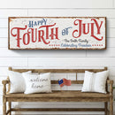 Happy 4th of July Personalized Sign