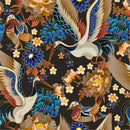 Birds with Gold Lines Wallpaper