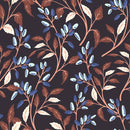 Contemporary Blue Berries Wallpaper Fashionable