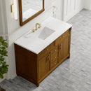 James Martin Bellshire 48" Single Bathroom Vanity, Honey Oak