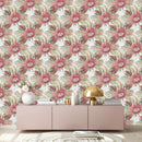 Tropical Pink Flowers Wallpaper