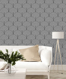 Black and White Geometrical Wallpaper