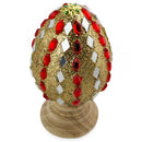 Mirrors and Jewels Wooden Easter Egg