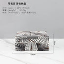 Zebra black & white jewelry storage box bedroom desktop organizer