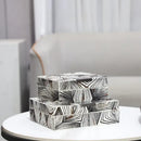 Zebra black & white jewelry storage box bedroom desktop organizer