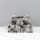 Zebra black & white jewelry storage box bedroom desktop organizer