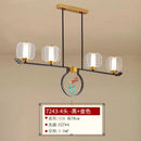 Zen black & gold deer enamel pendant light – living room chandelier