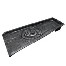 Silver Lion Alligator 24-in Cast Aluminum Downspout Gutter Splash Block
