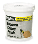 Zinsser 76084 Popcorn Ceiling Patch, 1 qt, Pail, White, Gel/Paste