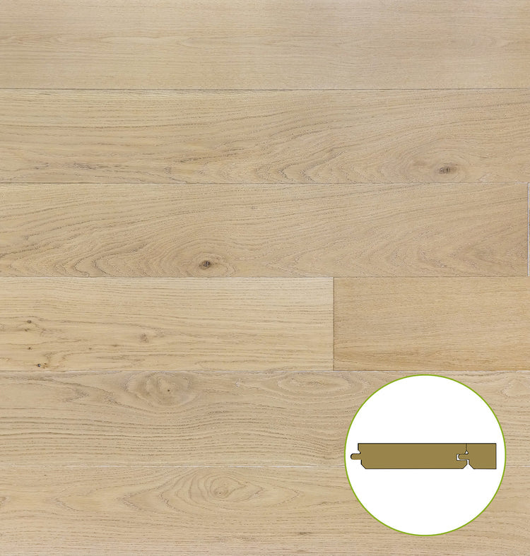 Woodland Treasures 5/8 in. x 7.5 in. x 95.5 in. Long Plank Engineered Hardwood Flooring