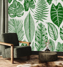Green Leaves of Plants Wallpaper