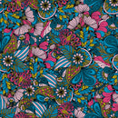 Fashionable Multicolored Floral Wallpaper Fashionable