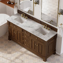 James Martin Brookfield 72" Double Bathroom Vanity, Honey Oak