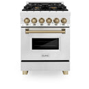 ZLINE 24" Autograph Dual Fuel Range, Stainless, RAZ-24-CB