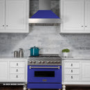 ZLINE 30" Bundle Range RAS-BM-30 & Range Hood 8654BM-30, 2KP-RASBMRH30