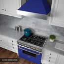 ZLINE 30" Bundle Range RAS-BM-30 & Range Hood 8654BM-30, 2KP-RASBMRH30