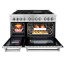 ZLINE 48" Bundled Stainless DualRange RangeHood Dishwasher 3KP-RARH48-DW