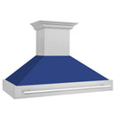 ZLINE 48" Autograph DuraSnow Stainless Wall Range Hood 8654SNX-BM-48