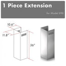 ZLINE 1 Piece Chimney Extension for 10' Ceiling,1PCEXT-696