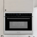 ZLINE 24" Convection Microwave, Stainless Steel, Black MWOZ-24-MB