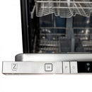 ZLINE 24" Dishwasher in Black Matte, Traditional Handle, DW-BLM-24