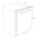 ZLINE 24" Dishwasher in Blue Gloss, Stainless Steel Tub, DW-BG-H-24