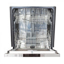 ZLINE 24" Dishwasher in Blue Gloss, Stainless Steel Tub, DW-BG-H-24