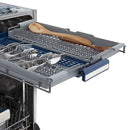 ZLINE 24" Dishwasher in Blue Matte panel, Stainless Tub, DWV-BM-24