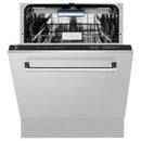 ZLINE 24" Dishwasher in Custom Panel Ready, Stainless Tub, DWV-304-24