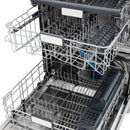 ZLINE 24 in. Panel-Included Monument Series 3rd Rack Top Touch Control Dishwasher with Color Options and Stainless Steel Tub DWMT-BS-24