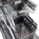 ZLINE 24 in. Panel-Included Monument Series 3rd Rack Top Touch Control Dishwasher with Color Options and Stainless Steel Tub DWMT-BS-24