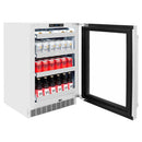 ZLINE 24 in. Touchstone 151 Can Beverage Fridge With Stainless Steel Glass Door RBSO-GS-24