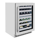 ZLINE 24 in. Touchstone Dual Zone 44 Bottle Wine Cooler With Stainless Steel Glass Door RWDO-GS-24