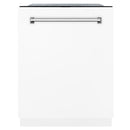 ZLINE 24" Monument, 3rd Rack Dishwasher, White Door, DWMT-WM-24