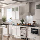 ZLINE 24" Professional Dual Fuel Range in White Matte RAS-WM-24