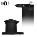ZLINE 24" Range Hood, Black Stainless, Built-In Speakers, BSKENCRN-BT-24
