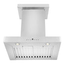 ZLINE 24" Wall Range Hood, Stainless Steel, Crown Molding, KECRN-24