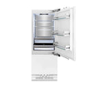 ZLINE 30" 16.1 cu. ft. Panel Ready Built-In 2-Door Bottom Freezer Refrigerator with Internal Water and Ice Dispenser RBIV-30