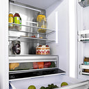 ZLINE 30" Autograph 16.1 cu. ft. 2-Door Bottom Freezer Fridge Water/Ice Dispenser Stainless Steel Champagne Bronze Accents RBIVZ-304-30-CB