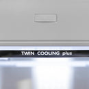 ZLINE 30” Autograph 16.1 cu. ft. 2-Door Bottom Freezer Fridge Water/Ice Dispenser Stainless Steel Gold Accents RBIVZ-304-30-G